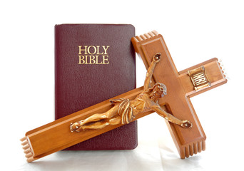 Holy Bibile with Cross