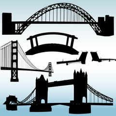 bridges collection - vector
