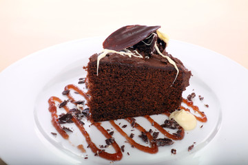 Chocolate Cake Slice