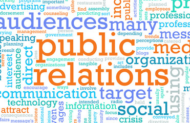 Fototapeta premium Public Relations