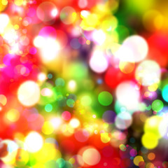 Obraz premium Beautiful abstract background of holiday lights ..