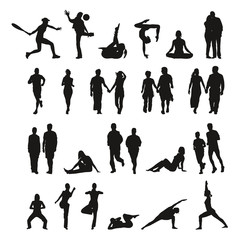 Collection de silhouettes