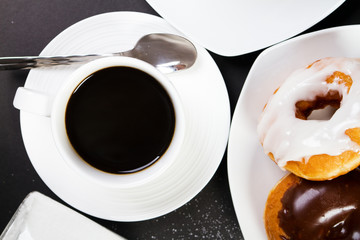 coffee and donuts