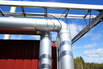 steel industrial pipes