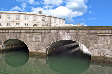 Obraz premium Pont à Christiansborg à Copenhague