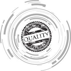 Obraz premium quality abstract stamp shape