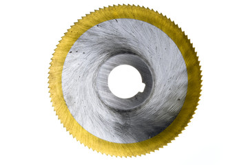 Disk cutter on metal