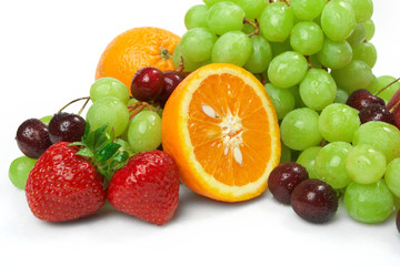 Obraz na płótnie Canvas Still-life of fresh fruit