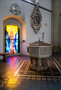 Babtisteriom in the church in Vienna