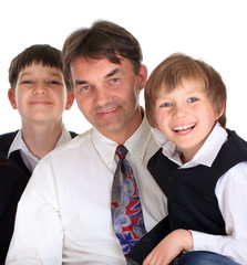 Father with sons
