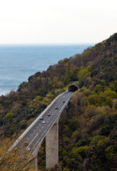 Obraz premium Autostrada sul mare