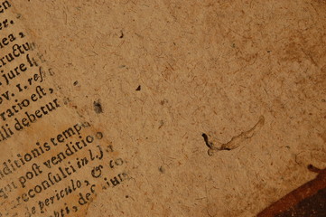 Latin text in binding