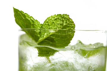 Mint ice vodka