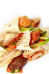 tortilla with vegetables