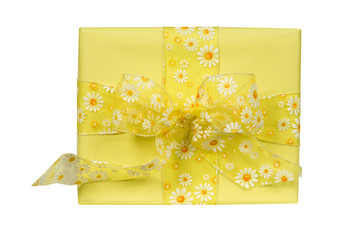 Top of  Yellow Gift