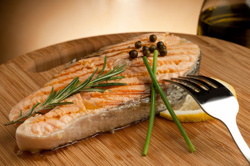 grilled salmon