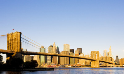 Fototapeta na wymiar Brooklyn Bridge, Nowy Jork, USA