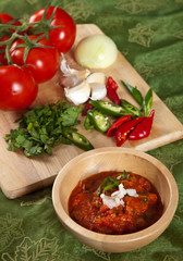 Indian tomato dip