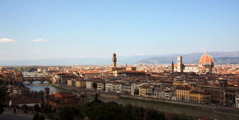 Fototapeta na wymiar Panoramica de Florencia