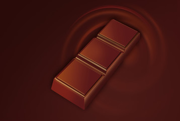 Barra de chocolate (con trazado de recorte)