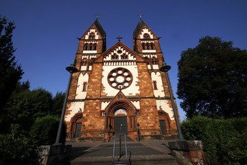 Obraz premium Lutwinuskirche in Mettlach