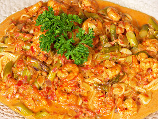 Linguine with Shrimp and Asparagus