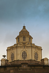 Obraz premium Church of San Lorenzo, Turin, Italy, near Royal Palace