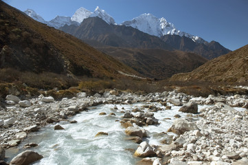 Fluss im Himalaja