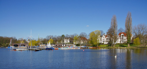Obraz premium Krugkoppelbrücke in Hamburg
