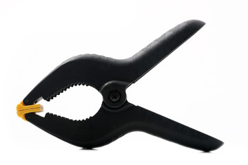one pliers on white background