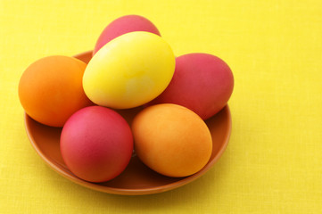 Colorful Easter eggs