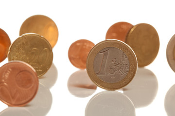 Euro coins