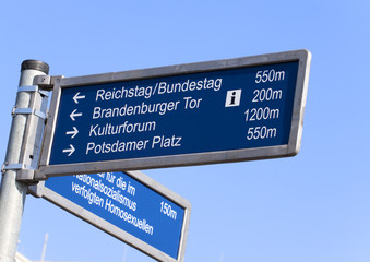 Obraz premium Wegweiser