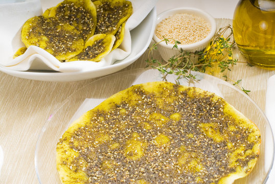 lebanese manouche or manoushe