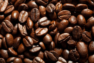 roasted coffee beans background