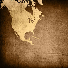 aged America map-grunge artwork