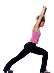 woman stretching posture