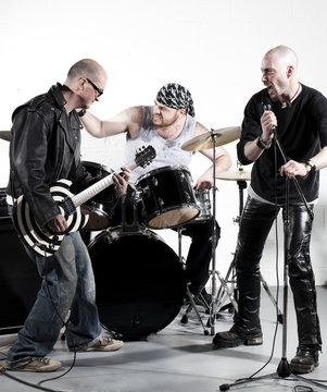 groupe de misique en r&eacute;p&eacute;tition