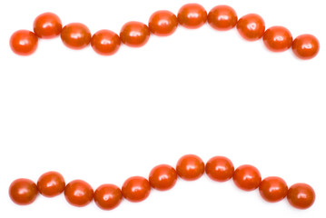 ミニトマトの波形フレーム