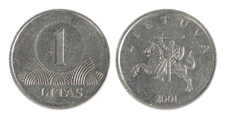 Old Lithuania coin