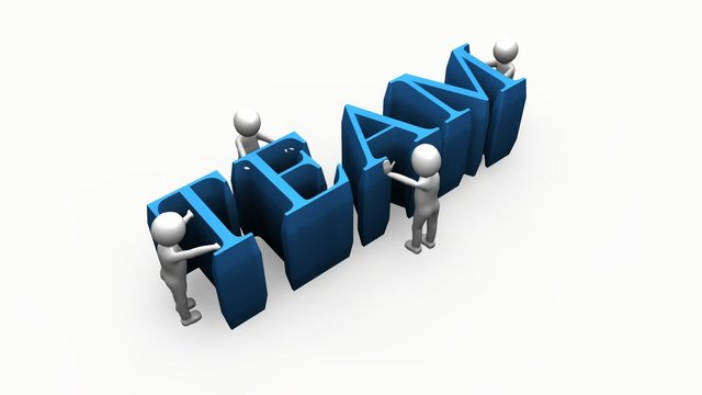 3D animation presenting the concept of Team