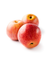 Apples isolated on the white