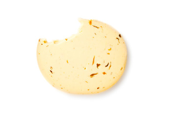 Cheese isolated on the white background