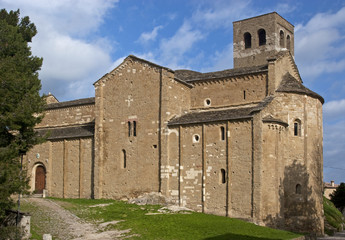 Fototapeta na wymiar Duomo in San Leo