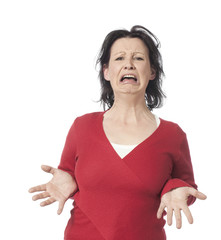 jeune femme dégout horreur