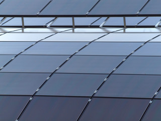 Solarzellen auf Dach