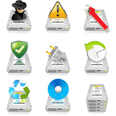 Hard Drive Icon Set 2