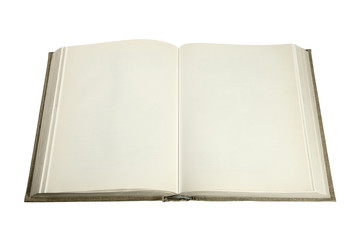 Book from scratch on a white background.