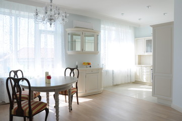 White interior