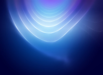 blue background with white lines, shapes technological